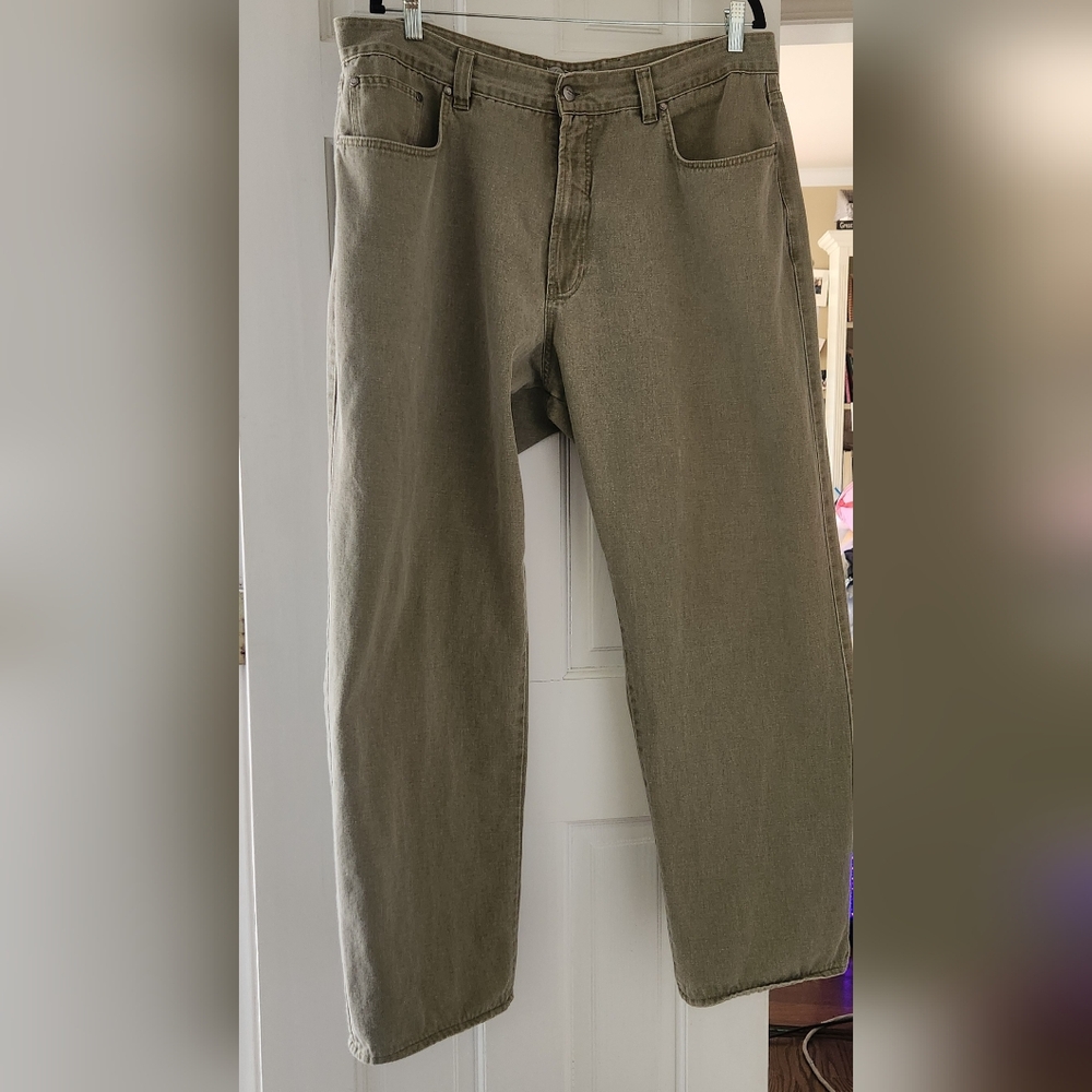 Zegna Sport Jeans Mens 42x32 Denim  Khaki
